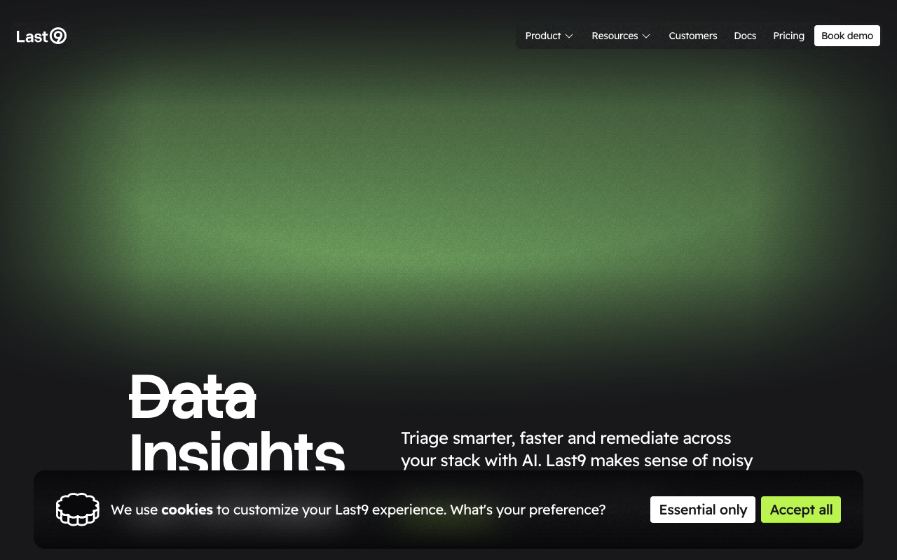 Last9 observability interface